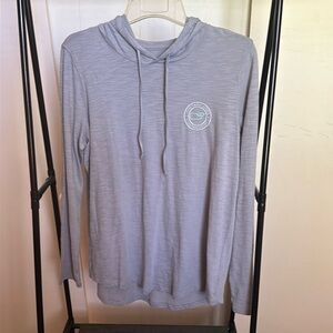 Blue/grey vineyard vines hoodie t-shirt